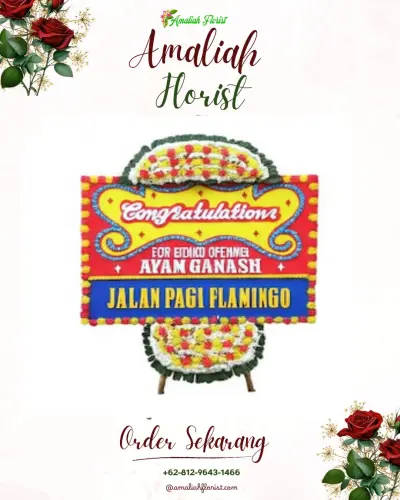 Bunga Papan Congratulation di Jetaklengkong